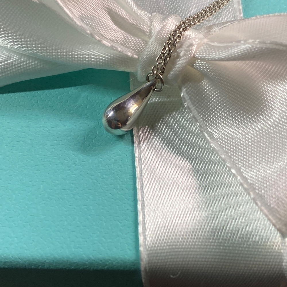 Tiffany & Co Peretti tear drop necklace box  925 - Picture 6 of 6